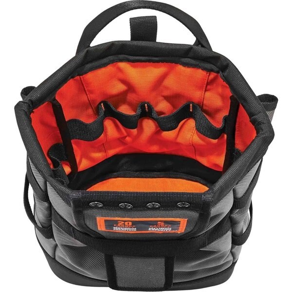Orange Premium Topped Tool Pouch, Hinge