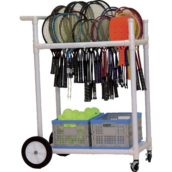Heavy Duty ABS Racket/Ball, Cart