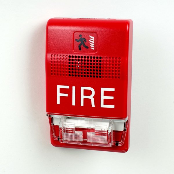 Chime Strobe, Marked Fire, Red