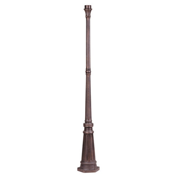 Outdoor N/A Light Imperial Bronze Outdoor Cast Aluminum Post