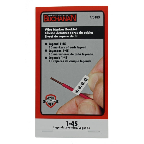 Wire Marker Book A-Z, 0-15