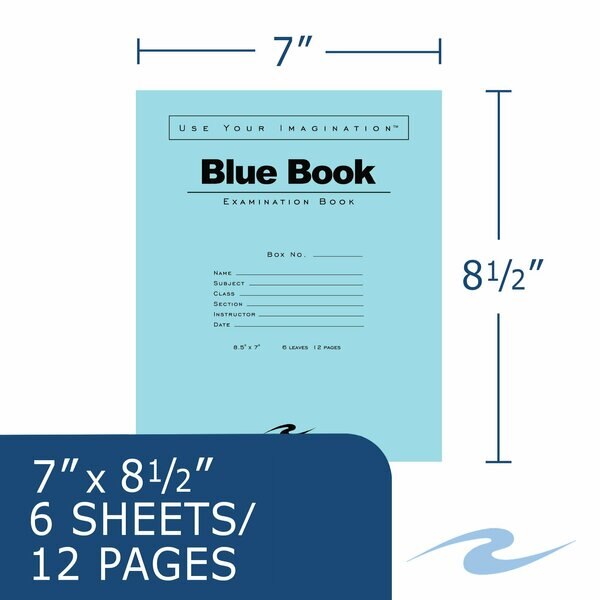 Case of Exam Blue Books, 8.5
