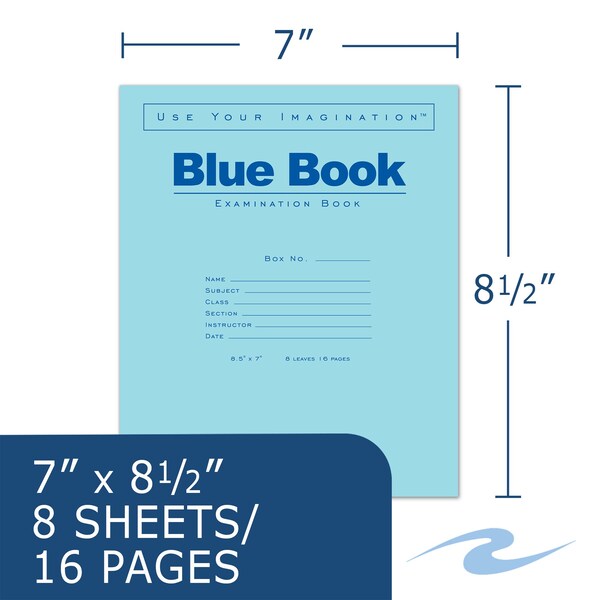 Case of Exam Blue Books, 8.5
