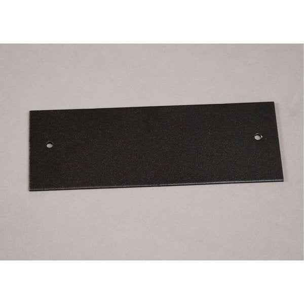Blank Cover Plate, Gray, Steel