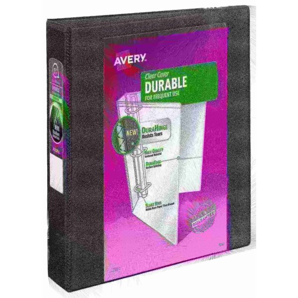 Durable Clear View 3 Ring Binders, 1.5 I