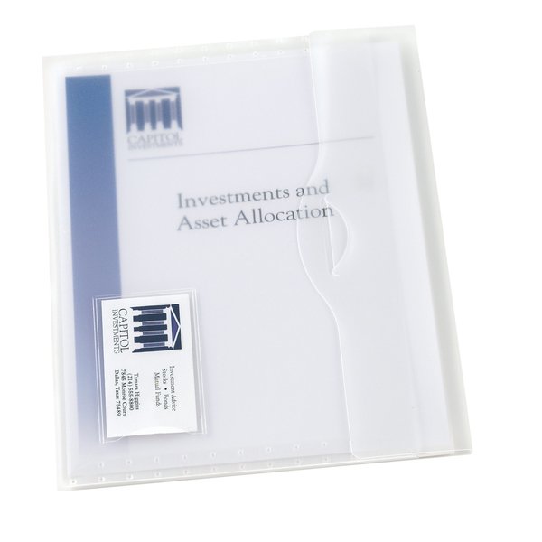 Translucent Document Wallet, Clear Trave