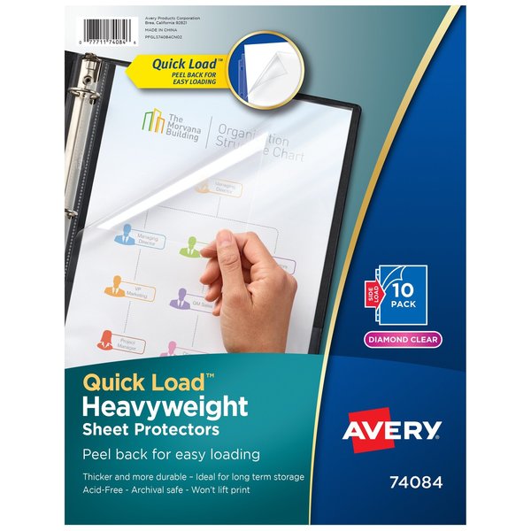 Diamond Clear Quick Load Sheet Pro, PK10