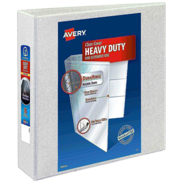 Heavy-Duty View 3 Ring Binder, 2