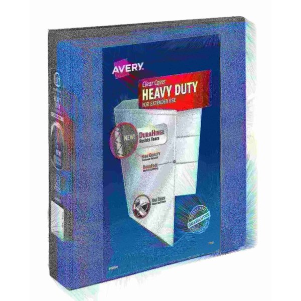 Heavy-Duty View 3 Ring Binder, 1.5
