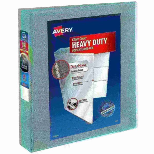 Heavy-Duty View Binders, Mint, 1.5