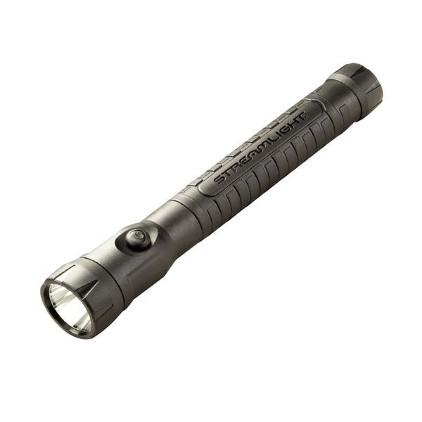 Black Rechargeable Led Industrial Handheld Flashlight, Nickel Cadmium (NiCd) C, 130 lm