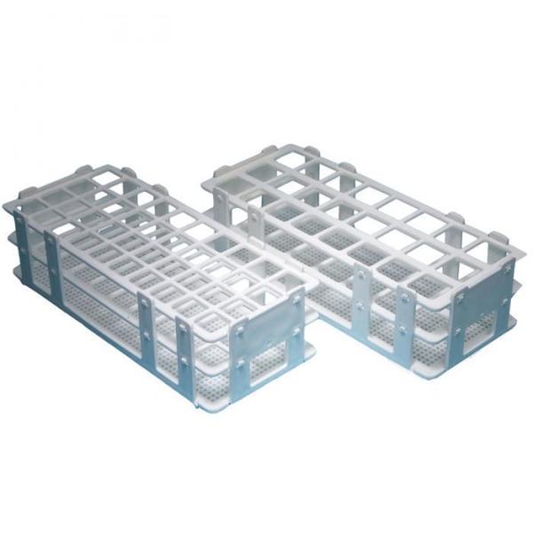 Plastic Test Tube Racks, Wet/Dry, F, PK 6