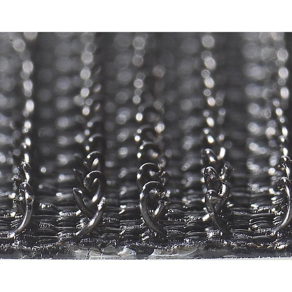 Reclosable Fastener, Rubber Adhesive, 15 ft, 3/4 in Wd, Black