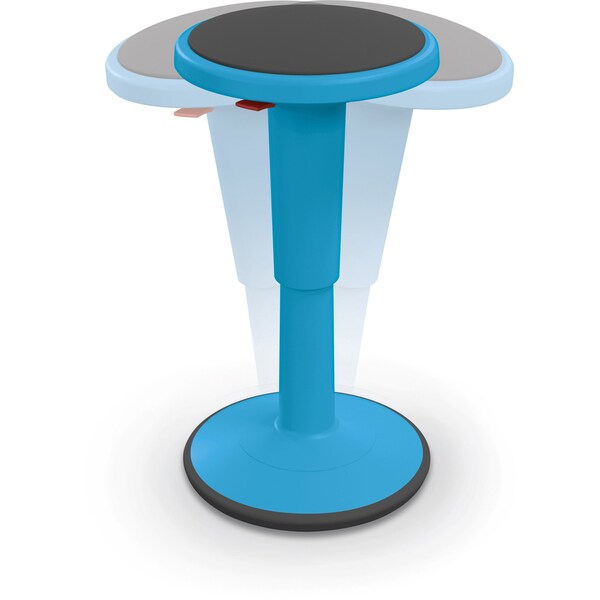 Grow Stool, Height Adjustable, Tall, Blue