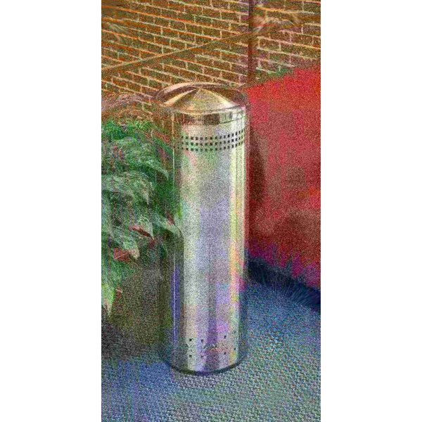 Imprinted Waste Container, SS, 15 gal.