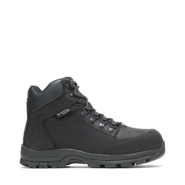 Size 14 Men's 6 in Work Boot Steel Work Boots, Black