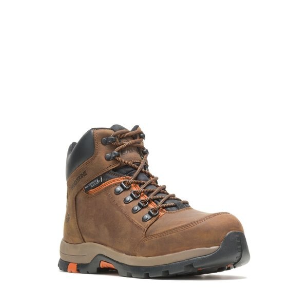 Size 7 Men's 6 in Work Boot Steel Work Boots, Brown