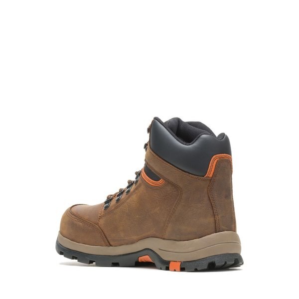 Size 9 Men's 6 in Work Boot Steel Work Boots, Brown