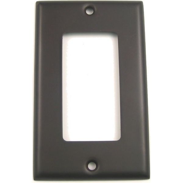 Single Rocker Switch Plate, Number of Gangs: 1 Oil Rubbed Bronze Finish