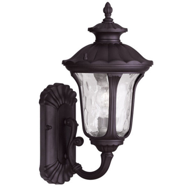 Oxford 1 Light Bronze Outdoor Wall Lantern