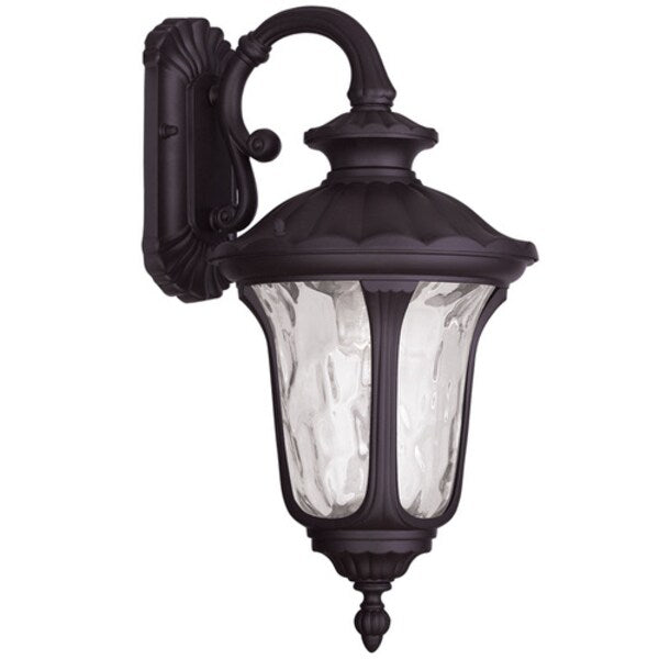 Oxford 1 Light Bronze Outdoor Wall Lantern