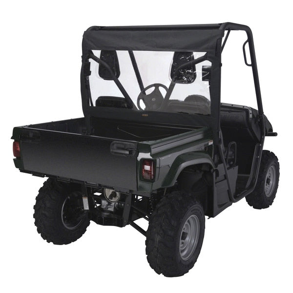 Rear Windshield, Black UTV