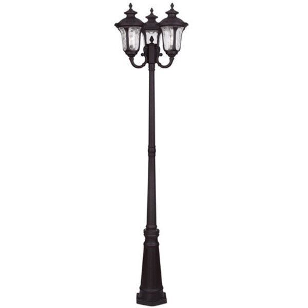 Oxford 3 Light Bronze Outdoor 3 Head Post