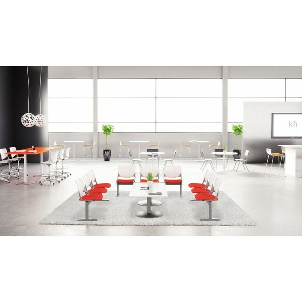 WhiteSeat Beam Seating, 22âL31âH, PolypropyleneSeat, Kool BeamSeries