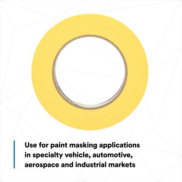 Masking Tape, Yellow, 24mm x 55m, PK36
