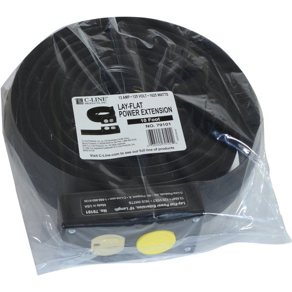 10 ft. Black Power Extension and Cord Cover