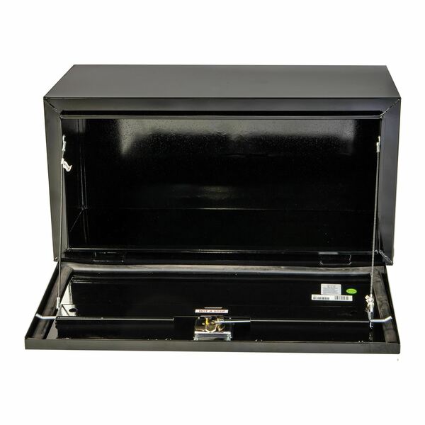 Underbody Truck Box, Black, Hinged, 18