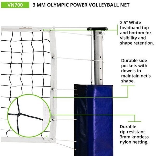 Official Olympic VolleyBall Net, 32ft