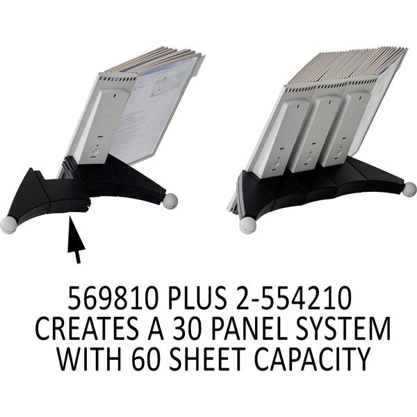 Extension Desk Ref Sys, 10 Pnls, Gray