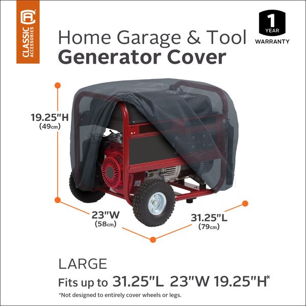 Classic Cover, Large, Black Generator, 32.75