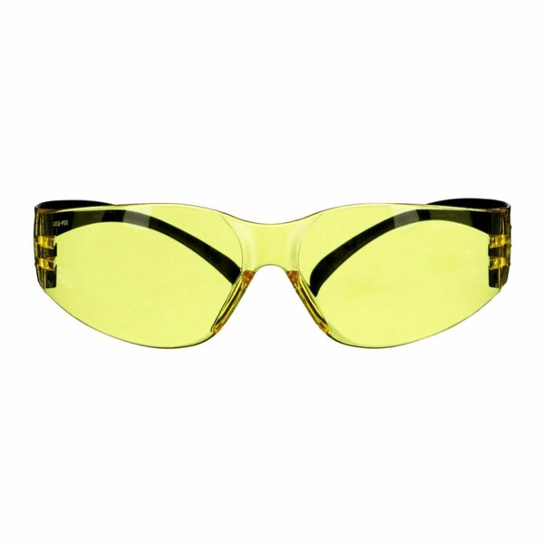 Safety Glasses, Amber Polycarbonate Lens