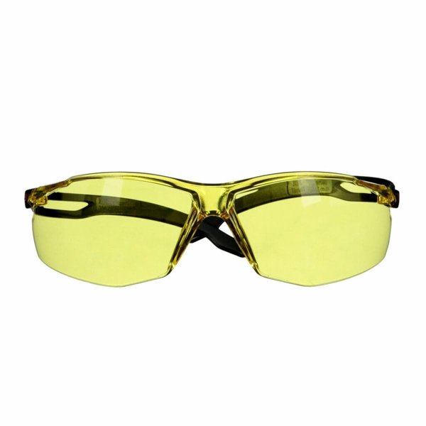 Safety Glasses, Amber Polycarbonate Lens, Anti-Fog