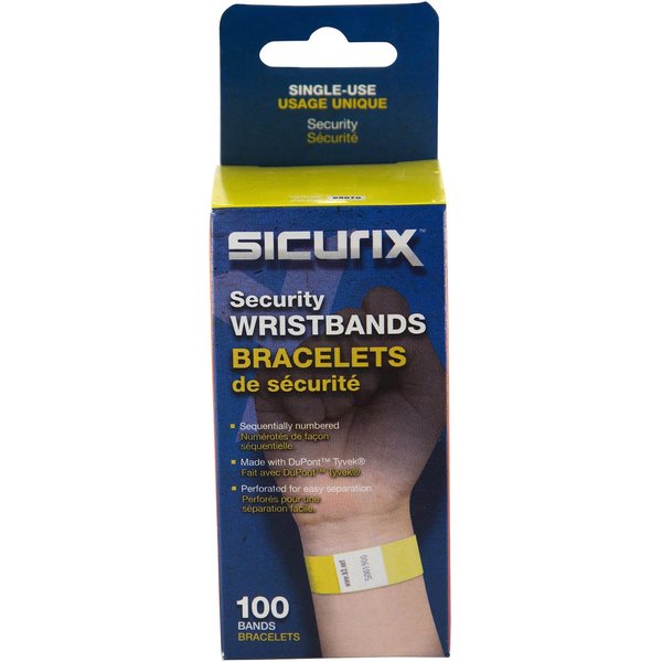 Security Wristband, Waterproof, PK100