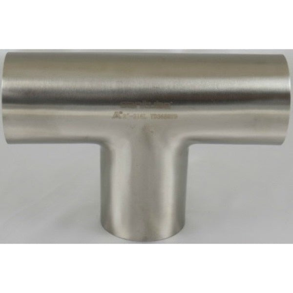 Tee T316L Polished Id/Od, 1-1/2