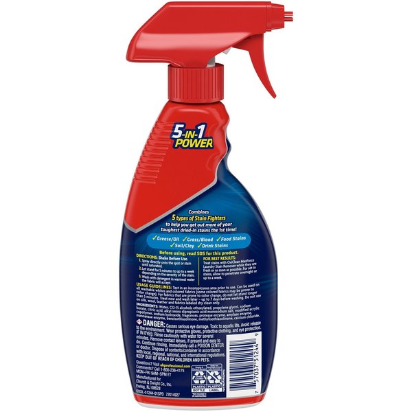 OXICLEAN 12 oz. Trigger Spray Bottle Laundry Stain Remover, PK12