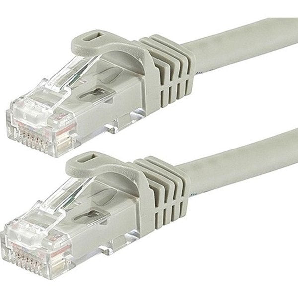 Ethernet Cable, Cat 6, Gray, 100 ft.