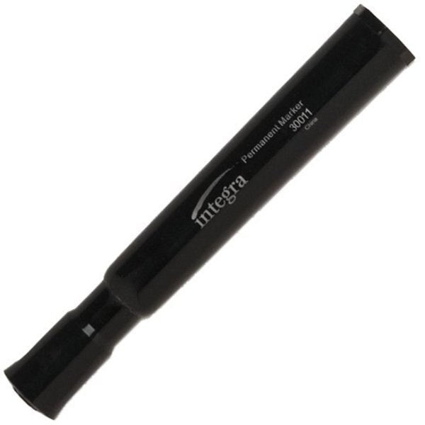 Permanent Chisel MarkersBlack, PK12