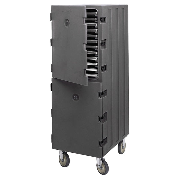 Food Transport Cart, Charcoal Gray