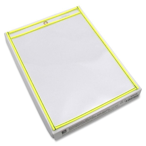 Shop Ticket Holder, Yellow, 9 x 12