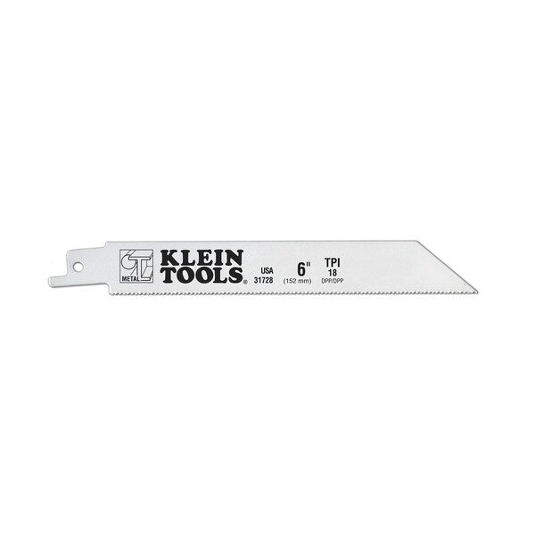 Saw Blade for Heavy Metals, 18 TPI, 6-Inch, 5-Pack