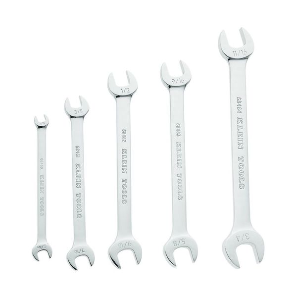 Open-End Wrench Set, 5-Piece