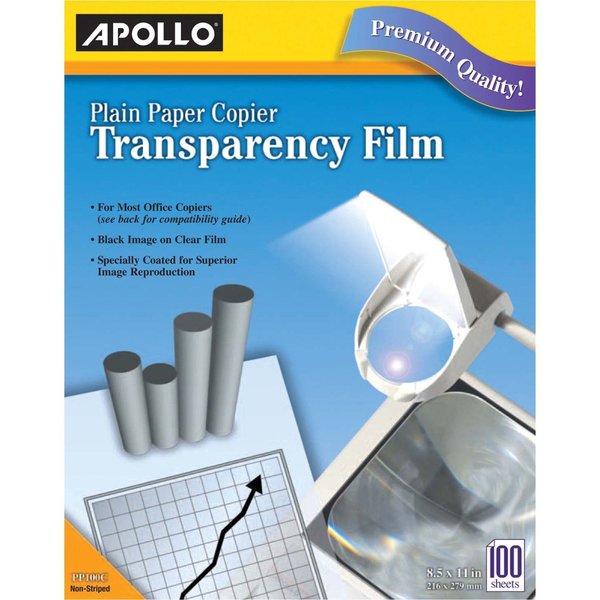 Plain Paper Copier Film, w/o Stripe, PK100