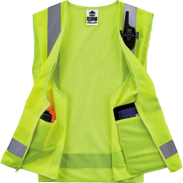 Economy Surveyors Vest, Lime, S/M