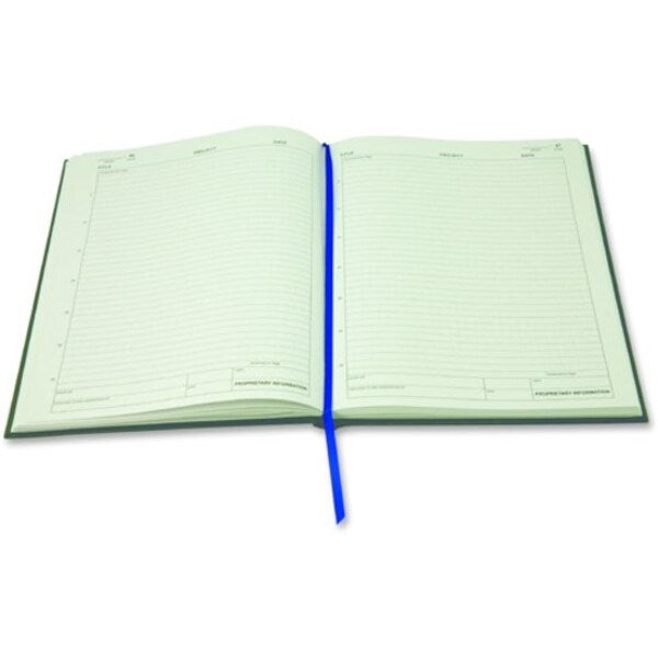 Lab Notebook, 8-3/4 in x 11-1/4 in, Black