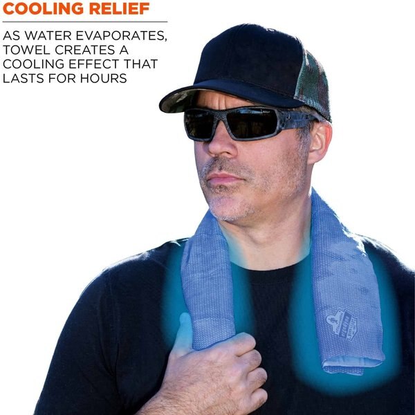 Cooling Towel, Blue, 13