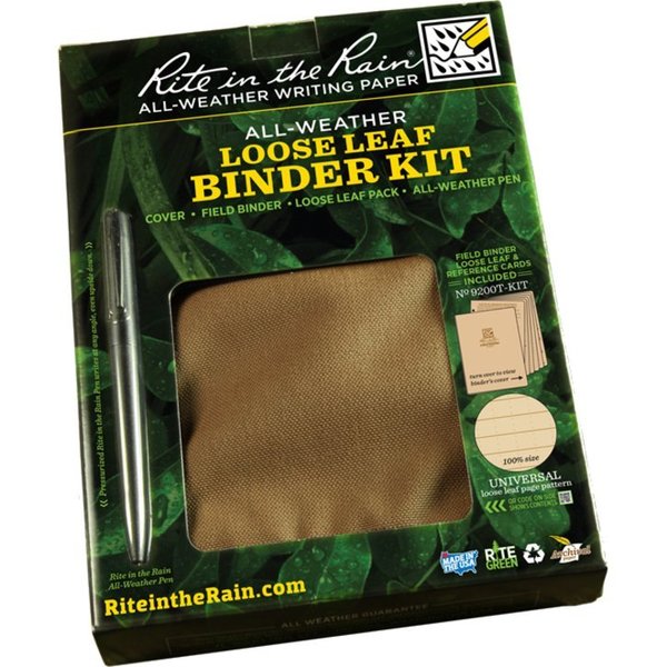 Binder Kit, 40 Sheets, Polydura Tan Cover